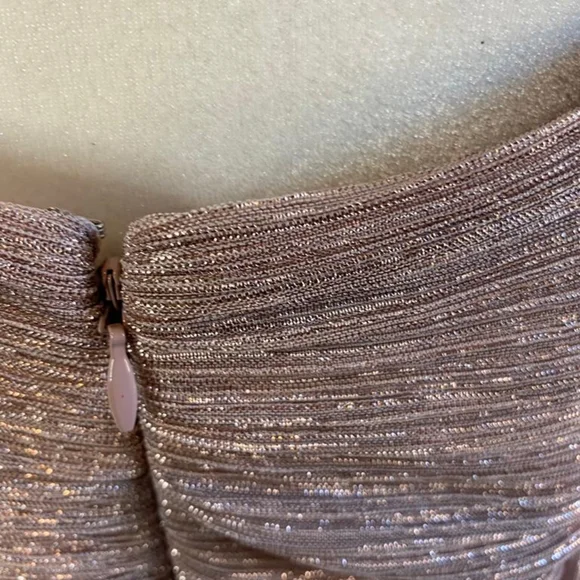 INTERMIX PINK TINA LUREX CUTO DRESS - Picture 16 of 17